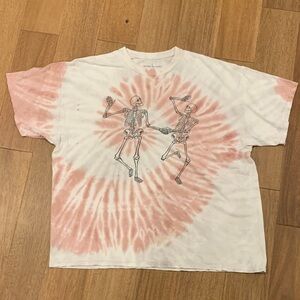 Urban Outfitters Desert Dreamer OS skeleton dancing tshirt